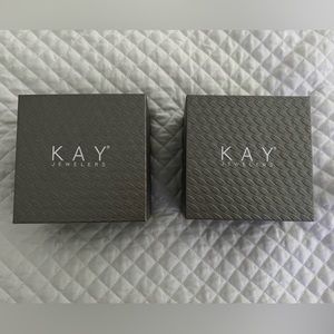 Two Kay Jewelers Neil Lane Ring Boxes